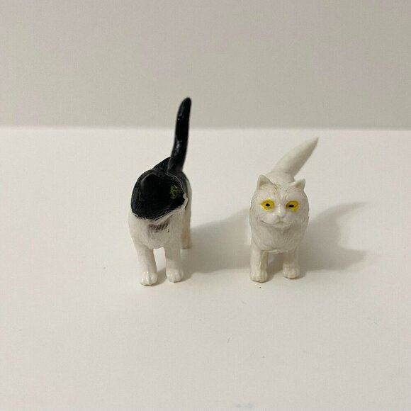 Vintage Cats and Dog Pencil Toppers Kittens Rubber Mini Animal Figures - Picture 3 of 16